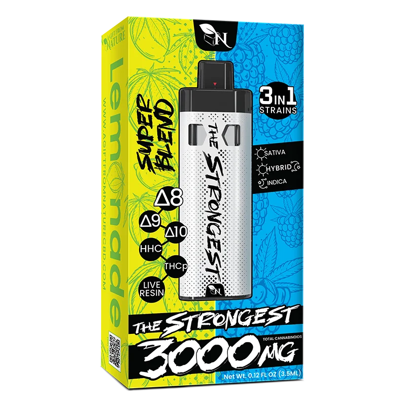AGFN The Strongest Blend Disposables | 3000MG - Image 3