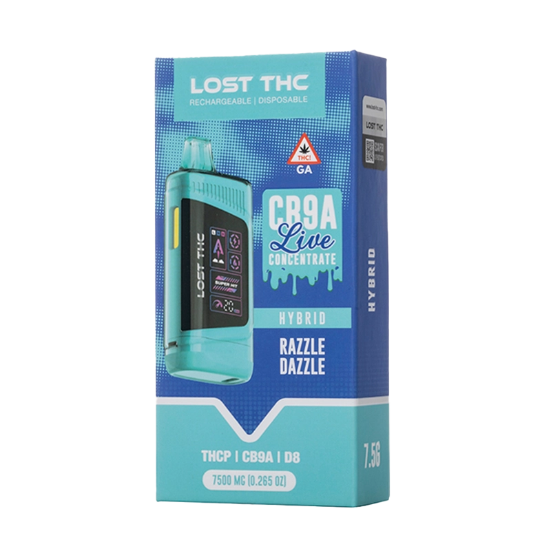 Lost THC CB9A Live Concentrate Disposables | 7.5G