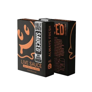 Half Bak'd Live Resin SAUCE'D THC-P Disposables