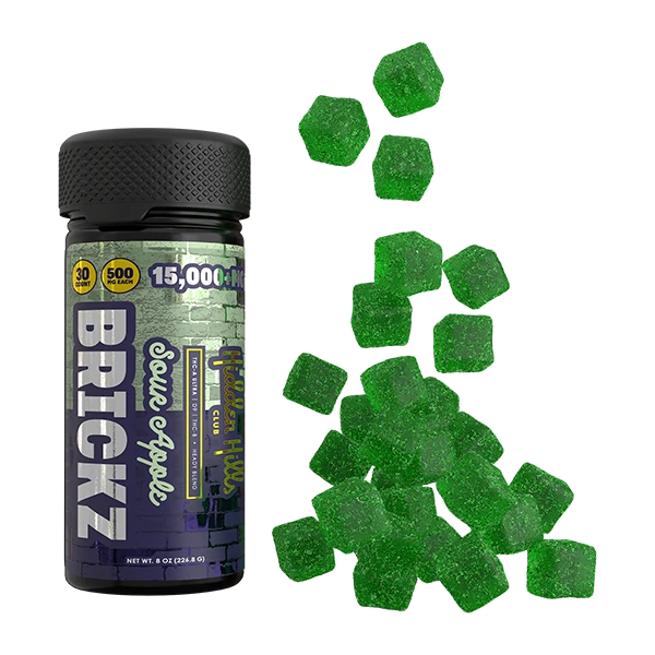 Hidden Hills Brickz Heady Blend 15000MG Edibles - Image 3