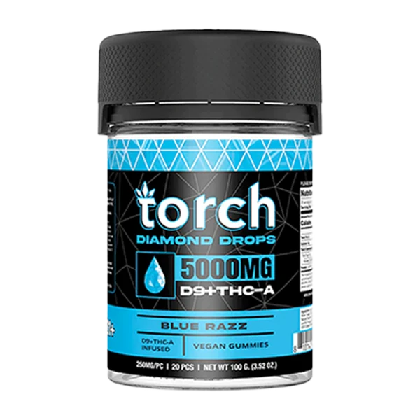 Torch Diamond Drops D9 THC-A 5000MG Edibles - Image 4